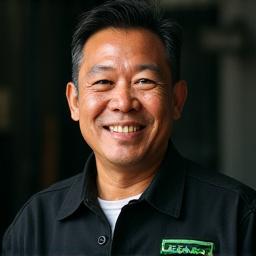 Si Mang Tonyo, isang senior mechanic na ngumingiti